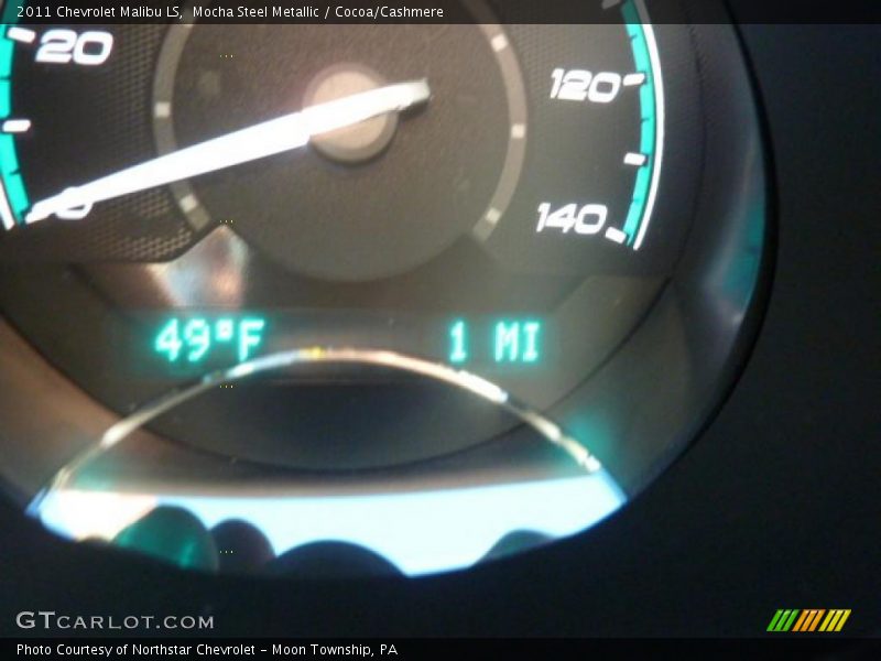 Mocha Steel Metallic / Cocoa/Cashmere 2011 Chevrolet Malibu LS