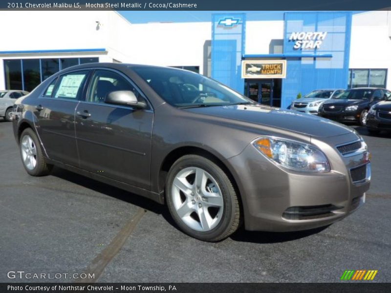 Mocha Steel Metallic / Cocoa/Cashmere 2011 Chevrolet Malibu LS