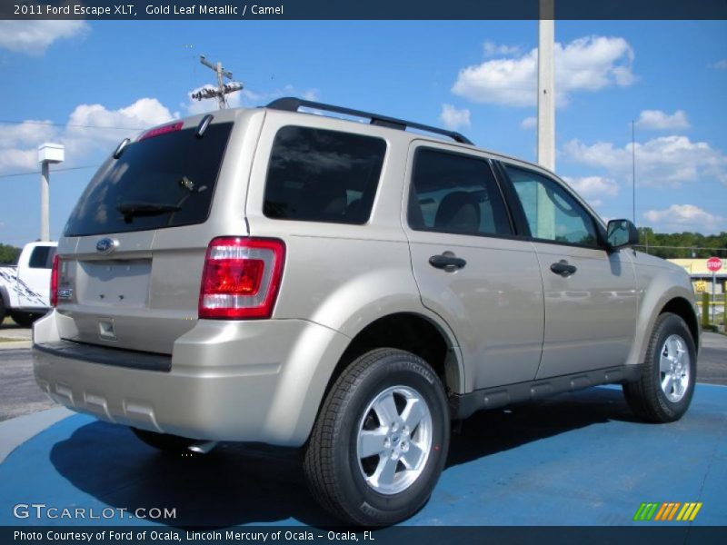 Gold Leaf Metallic / Camel 2011 Ford Escape XLT