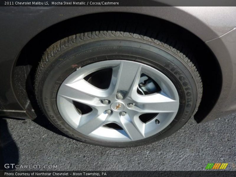 Mocha Steel Metallic / Cocoa/Cashmere 2011 Chevrolet Malibu LS