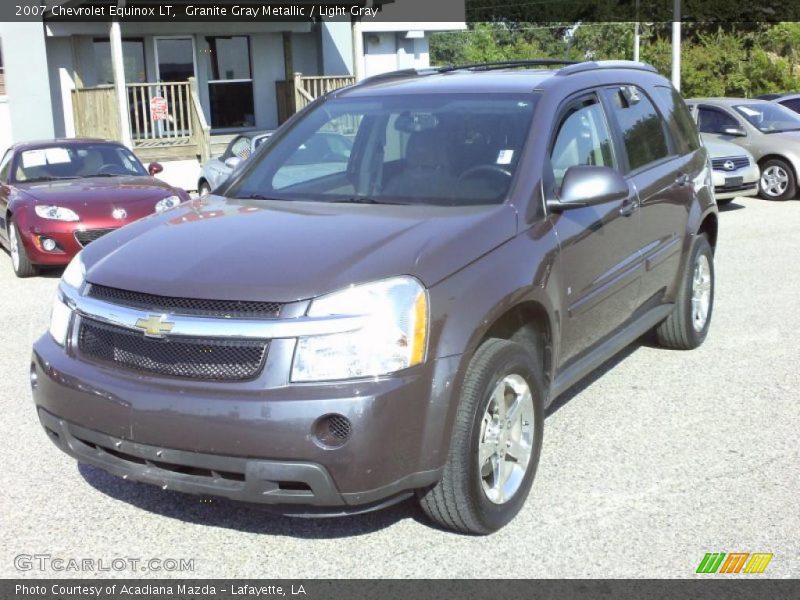 Granite Gray Metallic / Light Gray 2007 Chevrolet Equinox LT