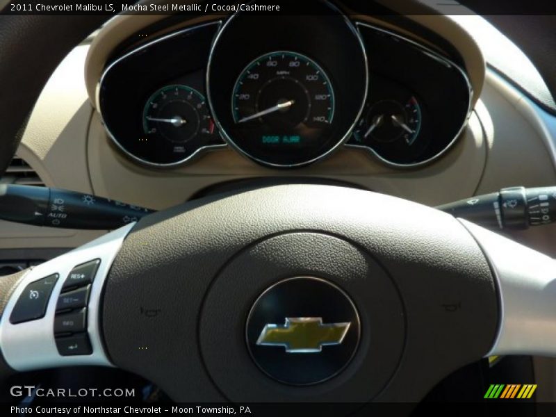 Mocha Steel Metallic / Cocoa/Cashmere 2011 Chevrolet Malibu LS