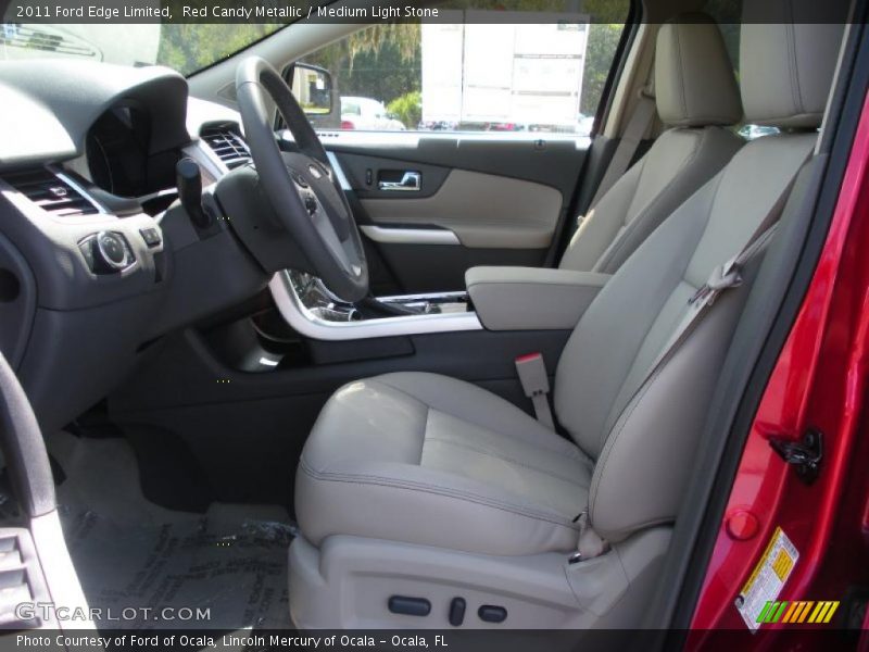  2011 Edge Limited Medium Light Stone Interior