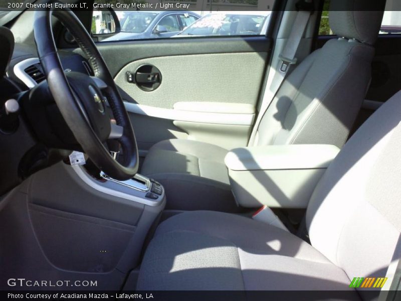 Granite Gray Metallic / Light Gray 2007 Chevrolet Equinox LT