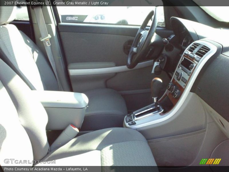 Granite Gray Metallic / Light Gray 2007 Chevrolet Equinox LT