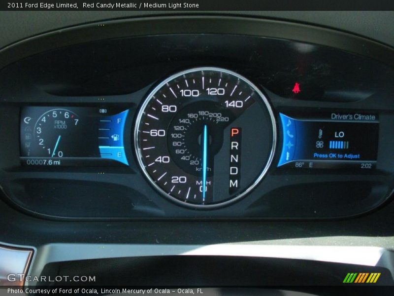  2011 Edge Limited Limited Gauges