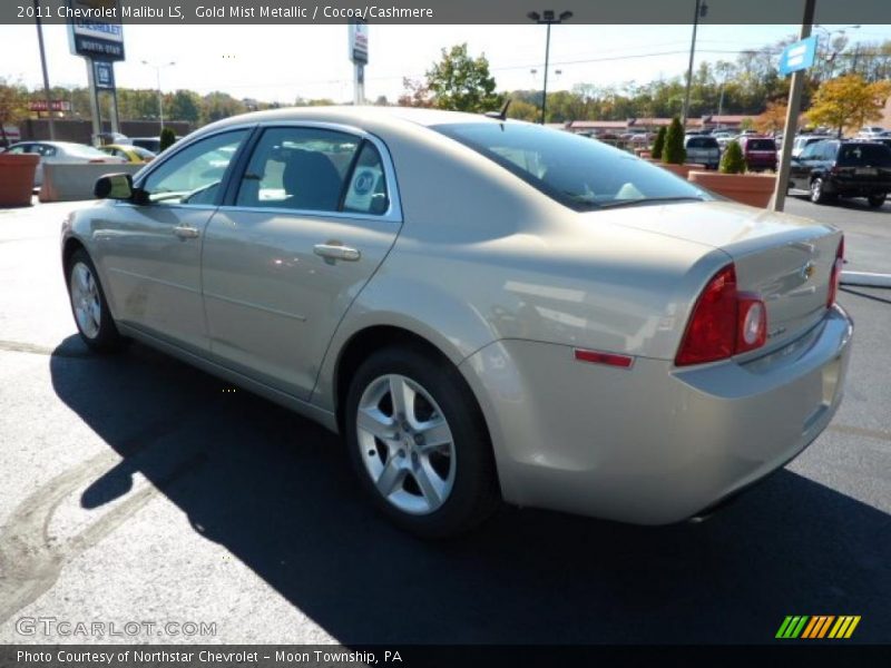 Gold Mist Metallic / Cocoa/Cashmere 2011 Chevrolet Malibu LS