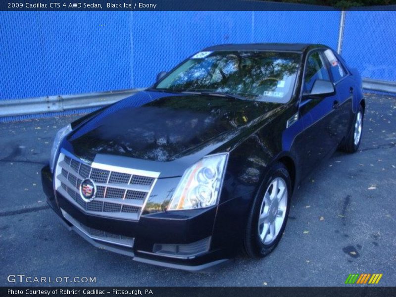 Black Ice / Ebony 2009 Cadillac CTS 4 AWD Sedan