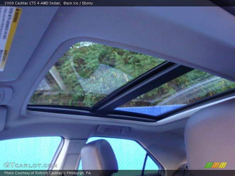 Black Ice / Ebony 2009 Cadillac CTS 4 AWD Sedan