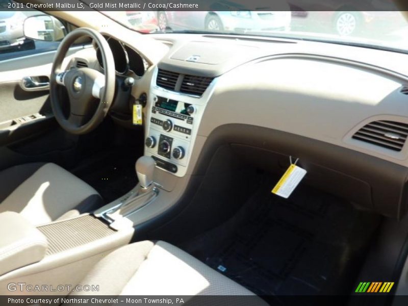 Gold Mist Metallic / Cocoa/Cashmere 2011 Chevrolet Malibu LS