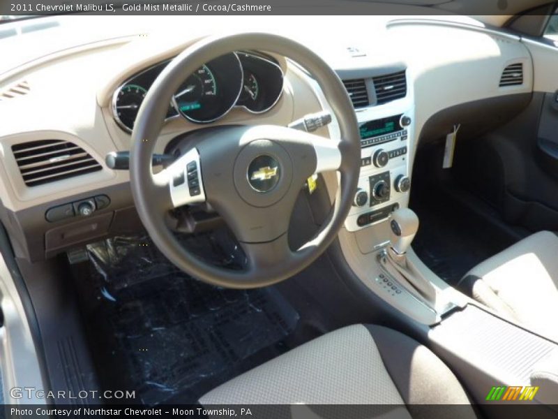 Gold Mist Metallic / Cocoa/Cashmere 2011 Chevrolet Malibu LS