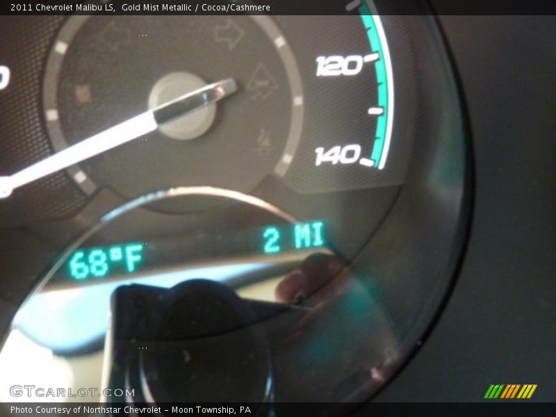 Gold Mist Metallic / Cocoa/Cashmere 2011 Chevrolet Malibu LS