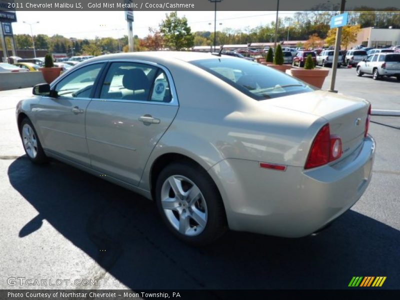 Gold Mist Metallic / Cocoa/Cashmere 2011 Chevrolet Malibu LS