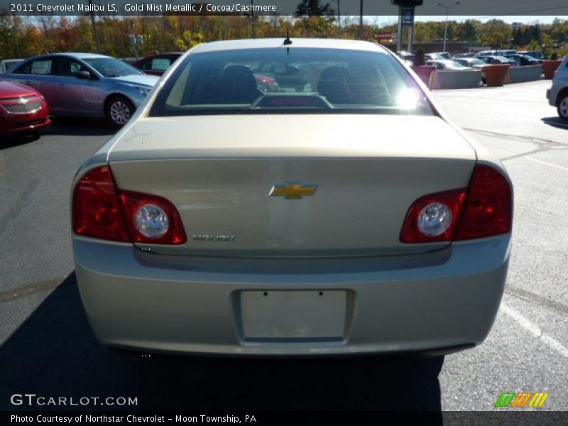 Gold Mist Metallic / Cocoa/Cashmere 2011 Chevrolet Malibu LS