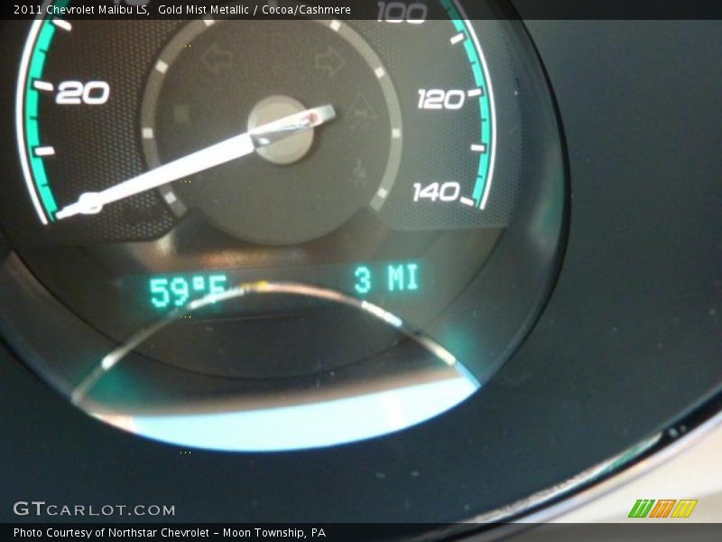Gold Mist Metallic / Cocoa/Cashmere 2011 Chevrolet Malibu LS