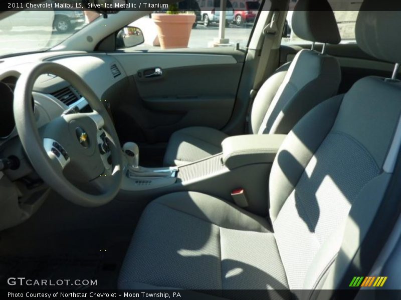 Silver Ice Metallic / Titanium 2011 Chevrolet Malibu LS