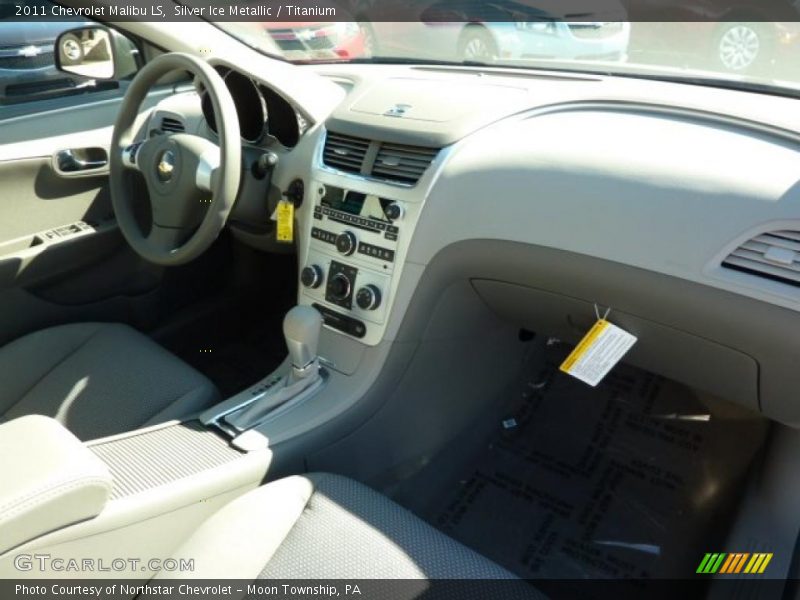 Silver Ice Metallic / Titanium 2011 Chevrolet Malibu LS