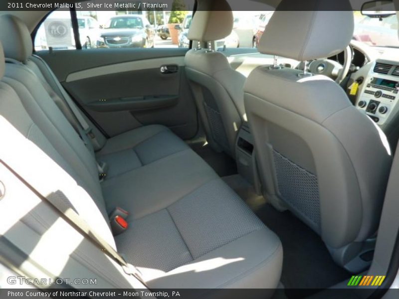 Silver Ice Metallic / Titanium 2011 Chevrolet Malibu LS