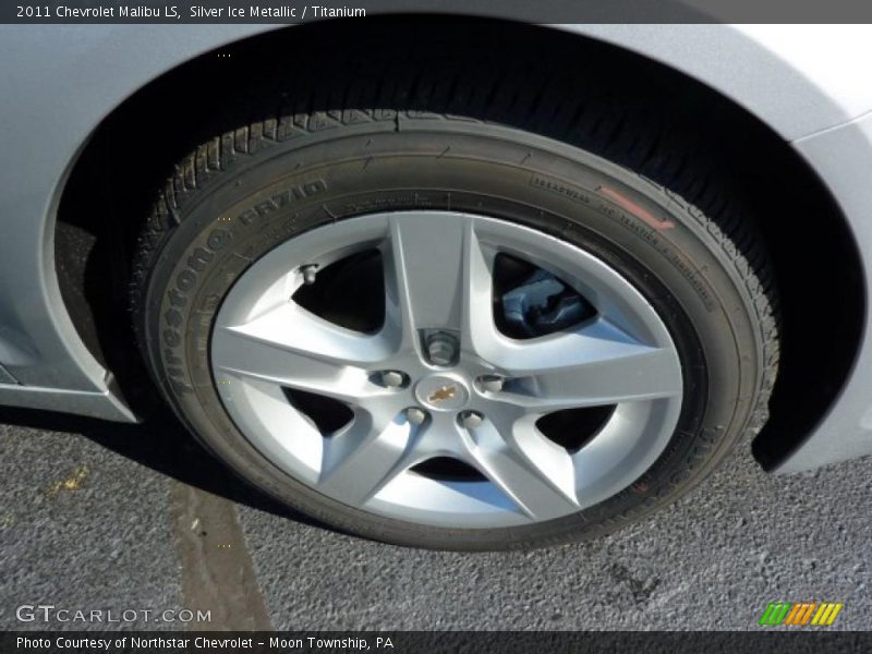 Silver Ice Metallic / Titanium 2011 Chevrolet Malibu LS