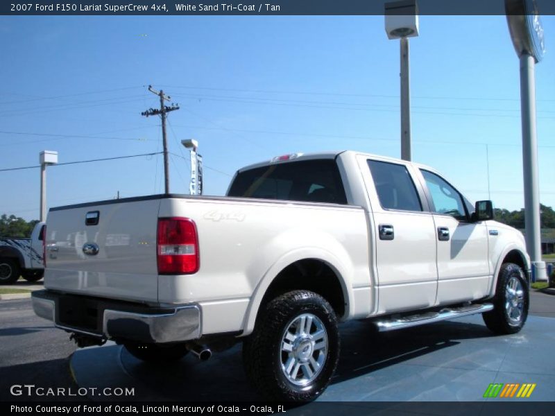 White Sand Tri-Coat / Tan 2007 Ford F150 Lariat SuperCrew 4x4