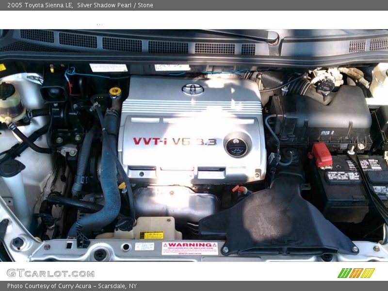 Silver Shadow Pearl / Stone 2005 Toyota Sienna LE