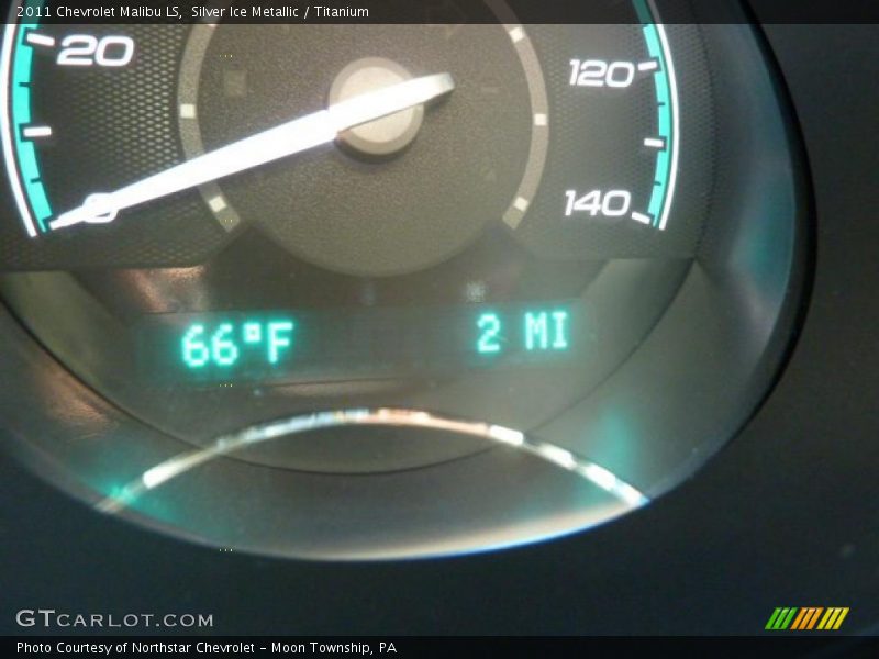 Silver Ice Metallic / Titanium 2011 Chevrolet Malibu LS