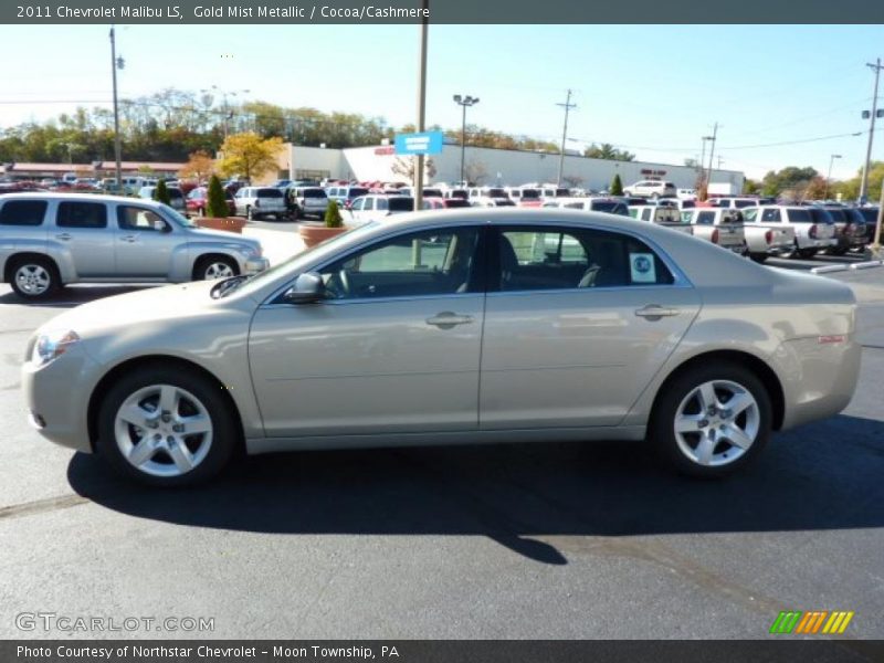 Gold Mist Metallic / Cocoa/Cashmere 2011 Chevrolet Malibu LS