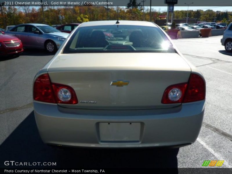 Gold Mist Metallic / Cocoa/Cashmere 2011 Chevrolet Malibu LS