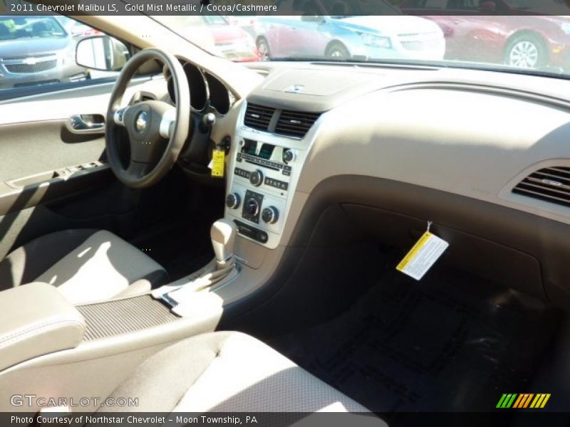 Gold Mist Metallic / Cocoa/Cashmere 2011 Chevrolet Malibu LS