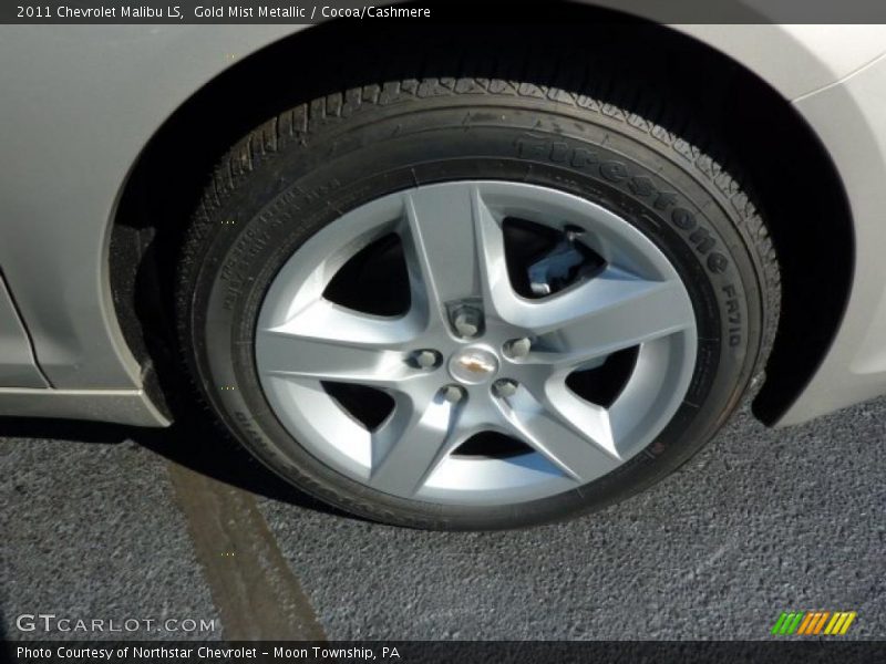 Gold Mist Metallic / Cocoa/Cashmere 2011 Chevrolet Malibu LS