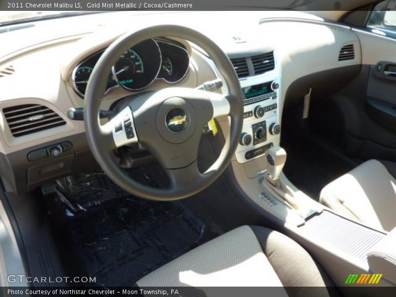 Gold Mist Metallic / Cocoa/Cashmere 2011 Chevrolet Malibu LS