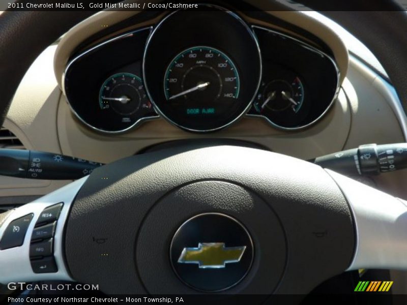 Gold Mist Metallic / Cocoa/Cashmere 2011 Chevrolet Malibu LS