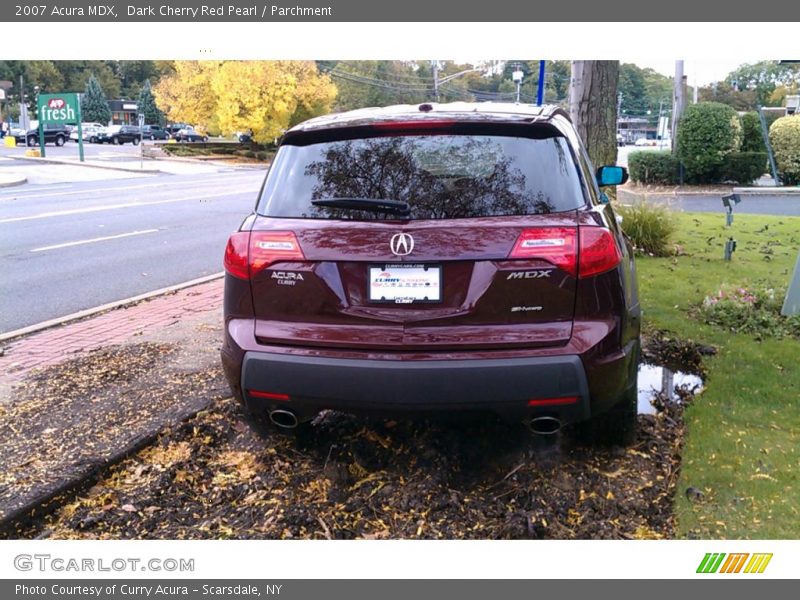 Dark Cherry Red Pearl / Parchment 2007 Acura MDX