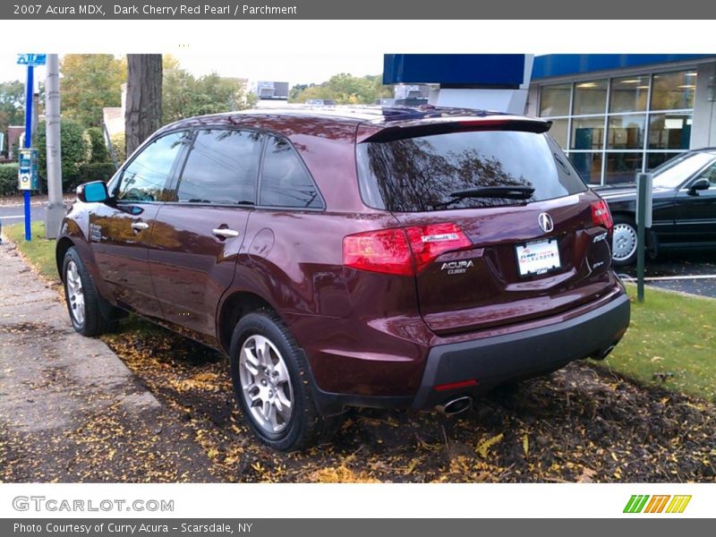Dark Cherry Red Pearl / Parchment 2007 Acura MDX