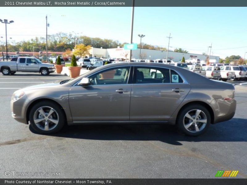 Mocha Steel Metallic / Cocoa/Cashmere 2011 Chevrolet Malibu LT