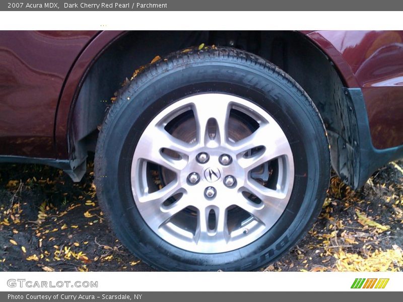 Dark Cherry Red Pearl / Parchment 2007 Acura MDX