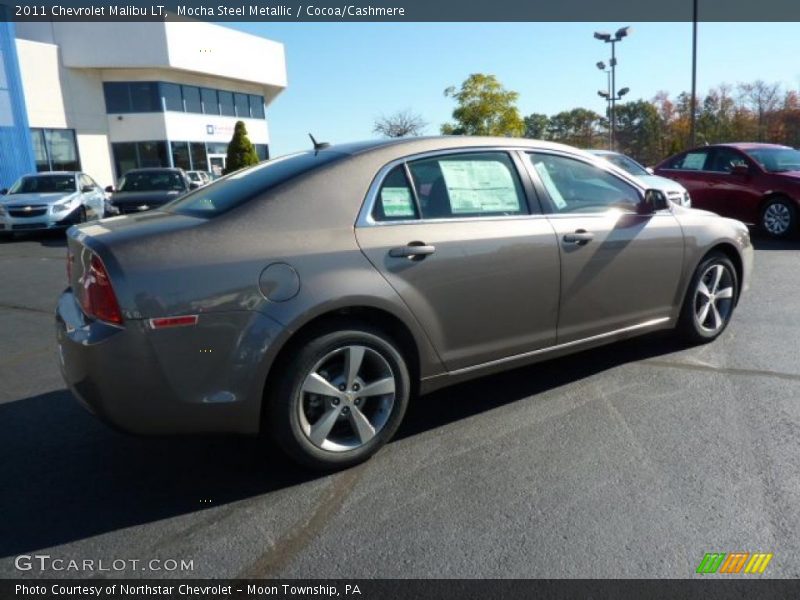 Mocha Steel Metallic / Cocoa/Cashmere 2011 Chevrolet Malibu LT