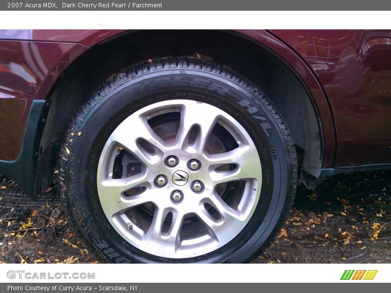 Dark Cherry Red Pearl / Parchment 2007 Acura MDX