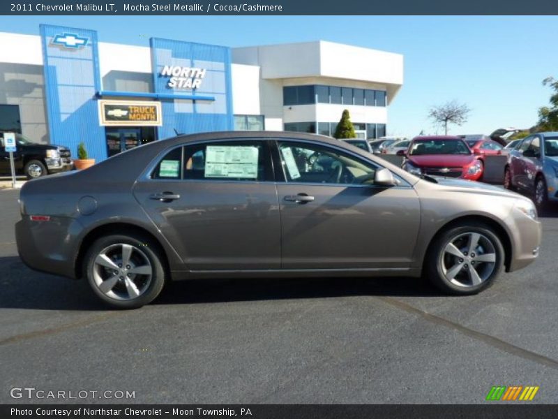 Mocha Steel Metallic / Cocoa/Cashmere 2011 Chevrolet Malibu LT
