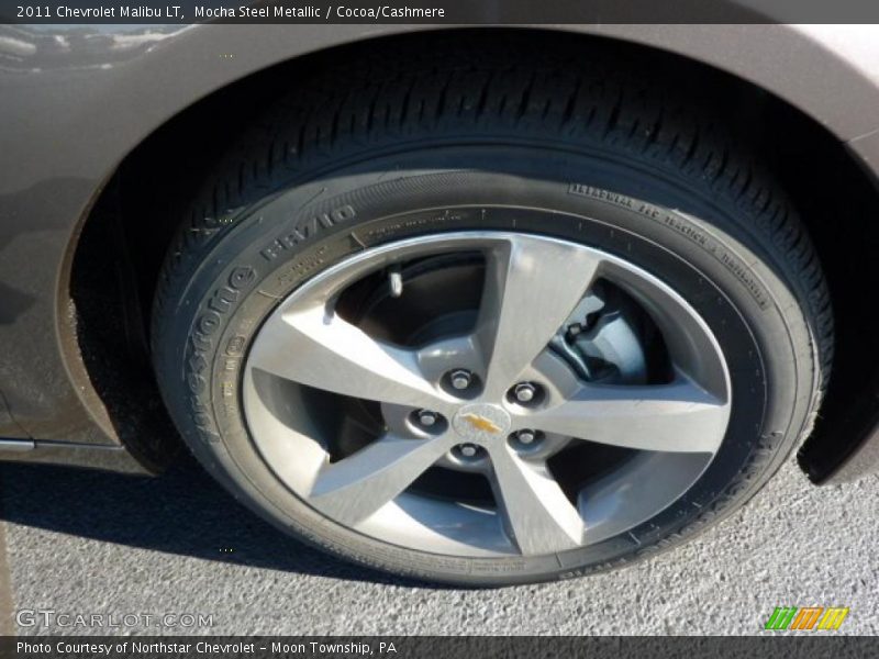 Mocha Steel Metallic / Cocoa/Cashmere 2011 Chevrolet Malibu LT