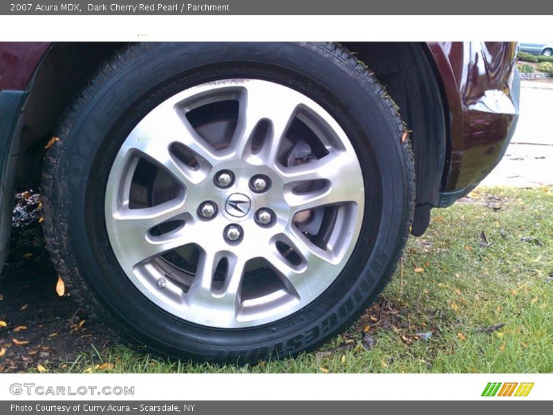 Dark Cherry Red Pearl / Parchment 2007 Acura MDX