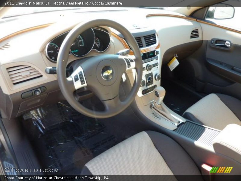 Mocha Steel Metallic / Cocoa/Cashmere 2011 Chevrolet Malibu LT
