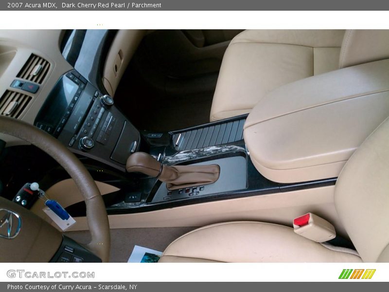 Dark Cherry Red Pearl / Parchment 2007 Acura MDX