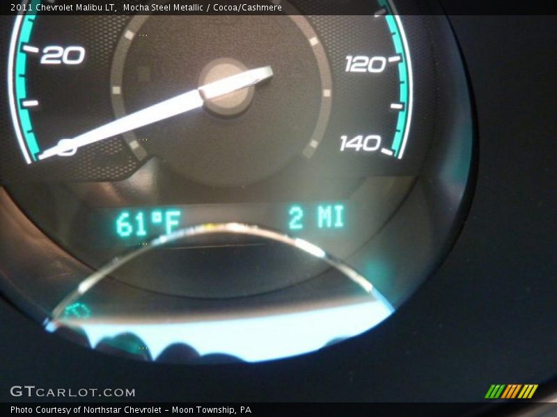 Mocha Steel Metallic / Cocoa/Cashmere 2011 Chevrolet Malibu LT