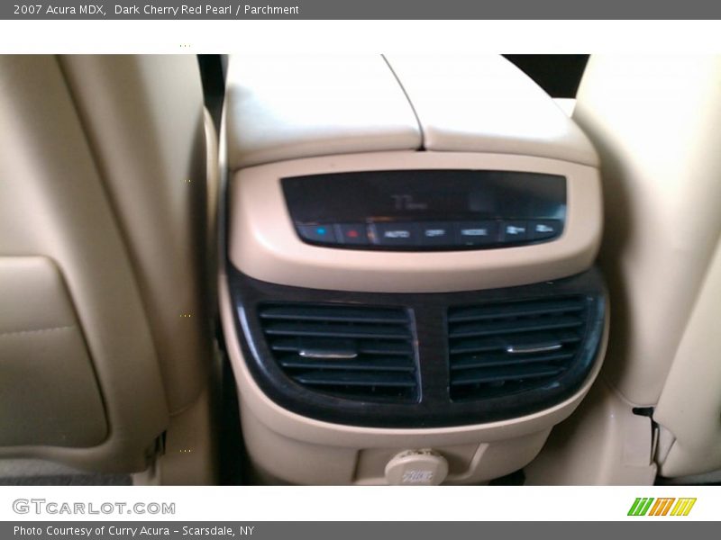 Dark Cherry Red Pearl / Parchment 2007 Acura MDX