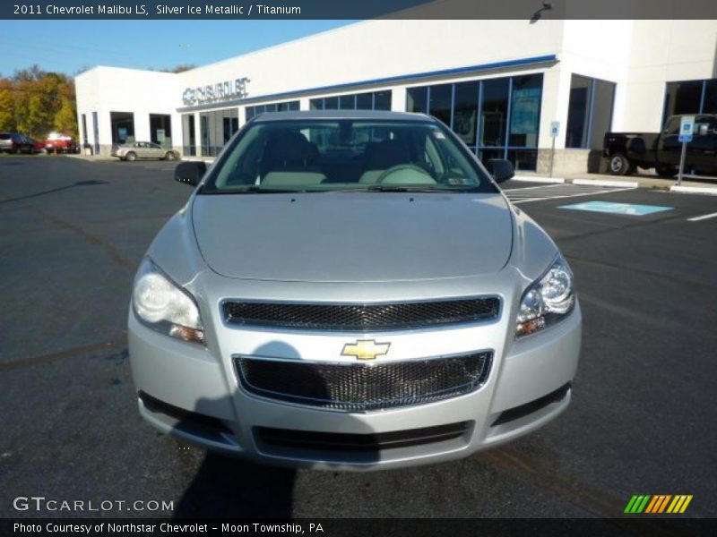 Silver Ice Metallic / Titanium 2011 Chevrolet Malibu LS