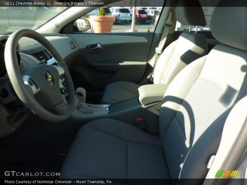 Silver Ice Metallic / Titanium 2011 Chevrolet Malibu LS