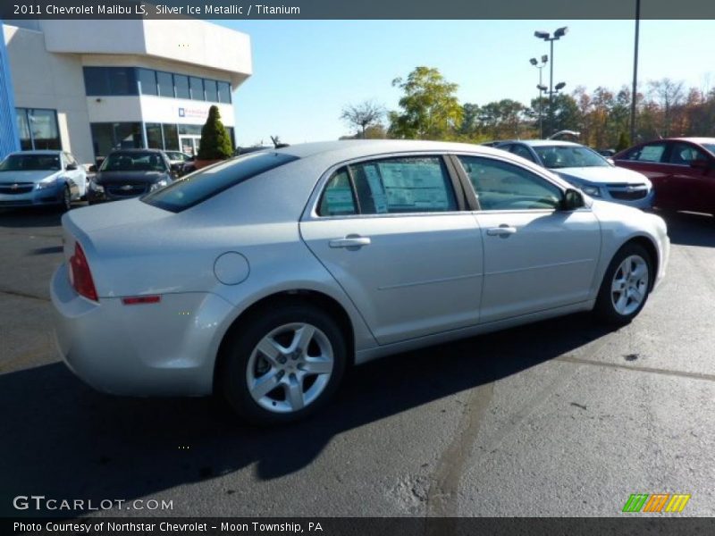 Silver Ice Metallic / Titanium 2011 Chevrolet Malibu LS