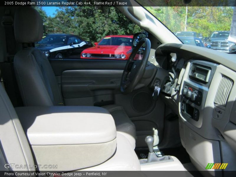 Flame Red / Taupe 2005 Dodge Ram 1500 Laramie Regular Cab 4x4