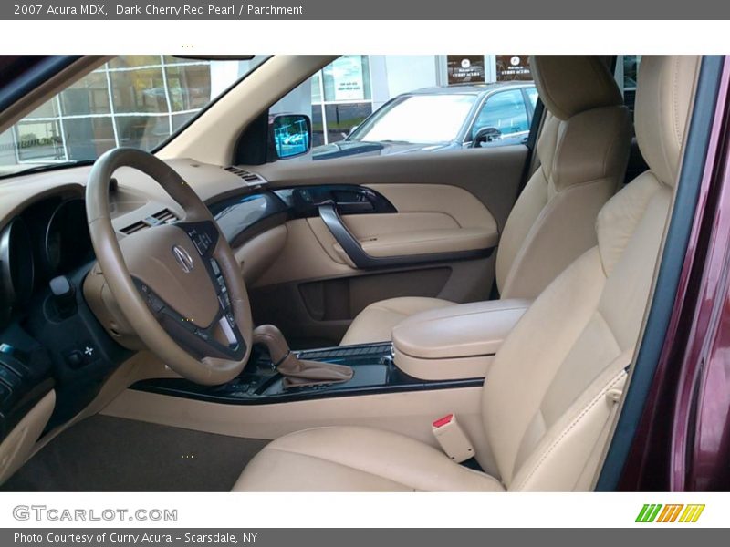 Dark Cherry Red Pearl / Parchment 2007 Acura MDX